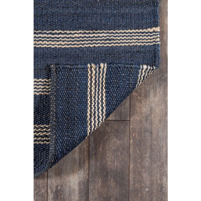 Novogratz Montauk Navy Hand Woven Area Rug 5' X 7' For Sale In Atlanta - Image 6 of 7