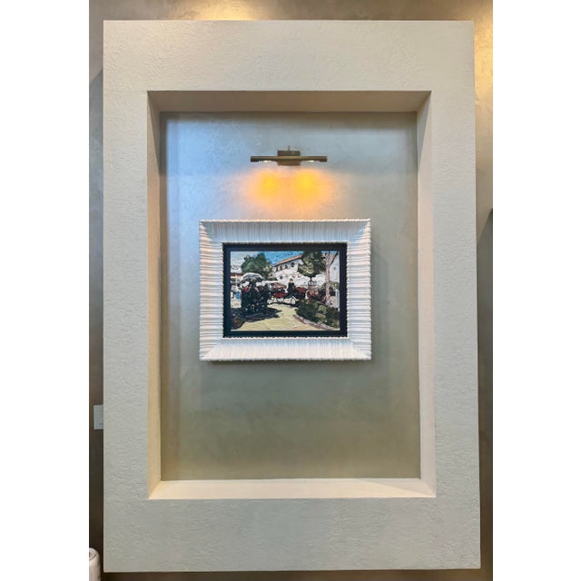 2010s Original Oil Painting Titled “Old Europe,” Signed and Dated 2013 by the Artist Artak Muradyan (Armenian School). For Sale - Image 5 of 6