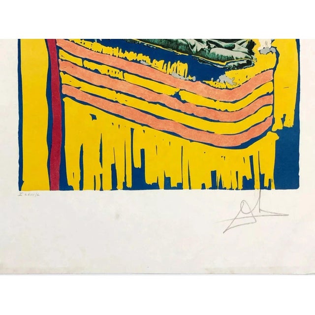 Lithograph in colors on japon paper. Hand signed and numbered by Salvador Dali. Edition I LXIII/C. Sheet size 29.5 x 21.5...