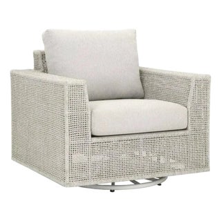 Tropez Olefin Fabric Swivel Outdoor Rocker by Essentials for Living For Sale
