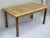 Simple rustic Scandinavian table made of pine. Unscrewable legs, 70s. Made of pine wood with a thick top glued from pine...