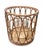 Bring a warm, organic texture to your interior decor with this striking pair of vintage mid-century modern hurricane...
