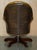 Vintage Director's or Captain's Chesterfield Armchair in Brown Leather For Sale - Image 17 of 18