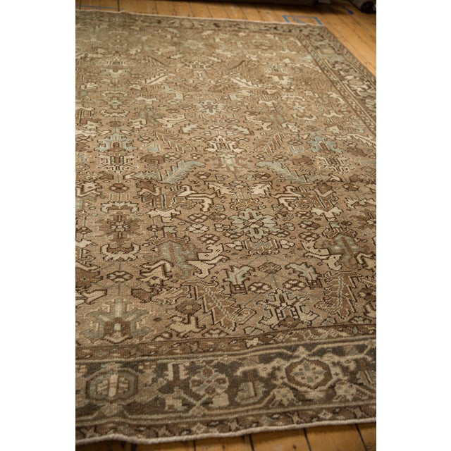 Vintage Distressed Mehrivan Carpet - 7'11" x 10'8" For Sale In New York - Image 6 of 11