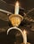 Mid 20th Century Italian Wood and Iron Silver Leaf Chandelier For Sale In Dallas - Image 6 of 6