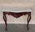 French French Regency Carved Walnut Console Table With White Marble Top For Sale - Image 3 of 12