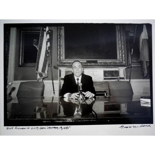 1990s Fred McDarrah, Rudy Giuliani, 1995 For Sale - Image 5 of 5