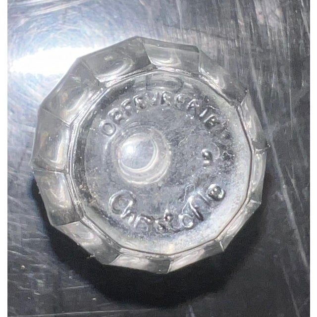 Metal Christofle Crystal & Sterling Salt & Pepper Shakers in Perles Pattern- Set of 4 For Sale - Image 7 of 11