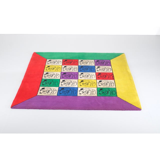 Rug by Jean-Charles De Castelbajac for Ko & Co, 1970s For Sale - Image 4 of 6