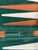 Vintage Mid-Century Green and Brown Striped Backgammon Game Set in Travel Case For Sale - Image 16 of 17