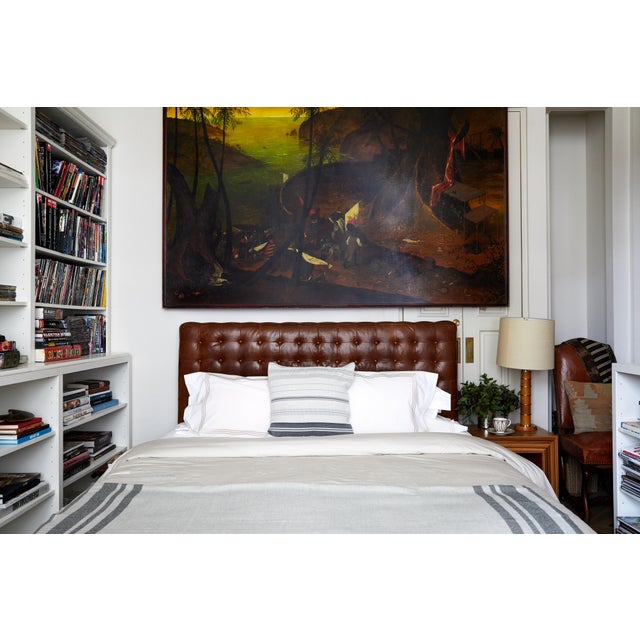 2020s Lorimer Bedding King Flat Sheet in Dolphin Grey For Sale - Image 5 of 6