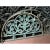 Original iron painted ransom. Perfect for use as art or a window. Original salvaged from a deconstructed house where these...