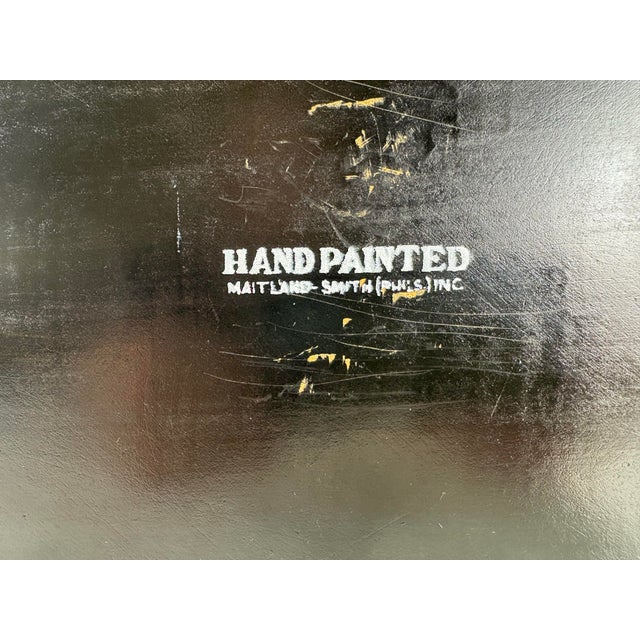 Handsome Hand Painted Faux Tortoise Shell Jewelry Box by Maitland Smith For Sale - Image 10 of 12