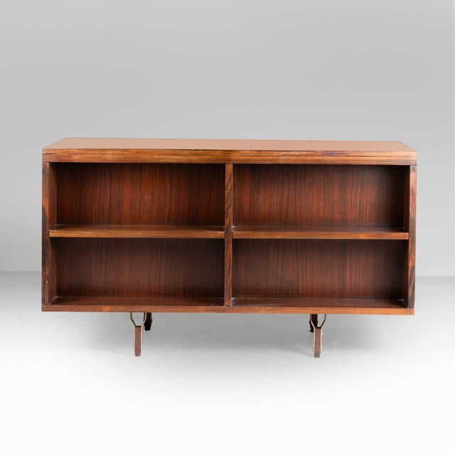 Mid-Century Modern Mid-Century Double-Sided Wooden Sideboard, 1950s For Sale - Image 3 of 18