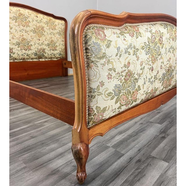 Vintage French Style Double Bed Frame For Sale - Image 9 of 11