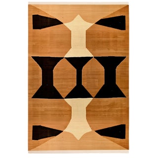 Saffron Modern Rectangular Rug by Tapis Studio for Hommés Studio For Sale