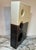 Late 20th Century Artis Portugal Two Tone Geometric Cutout Vase Cream For Sale - Image 5 of 17