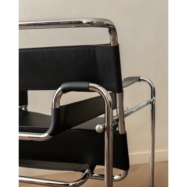 Wassily B3 Lounge Chairs by Marcel Breuer for Knoll International, 1970s, Set of 2 For Sale - Image 11 of 18