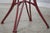 Red Pietra Dura Inlaid Marble Top Metal Base Round End Table For Sale - Image 8 of 12