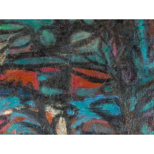 Wilhelm Jan Elsman, Window to the Garden, 20th-century, Oil on Canvas, Framed For Sale - Image 7 of 14