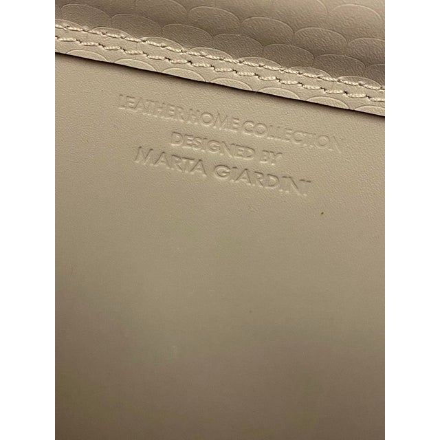 Modern Leather Magazine Sling Designed by Marta Giardini For Sale - Image 10 of 11