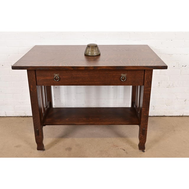 Tiffany Studios New York Greek Key Bronze Inkwell For Sale - Image 14 of 15