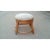 Bauhaus Vintage Rattan Round Stool For Sale - Image 3 of 6