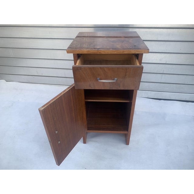 Natural Walnut Cabinet, 1970s For Sale - Image 12 of 18