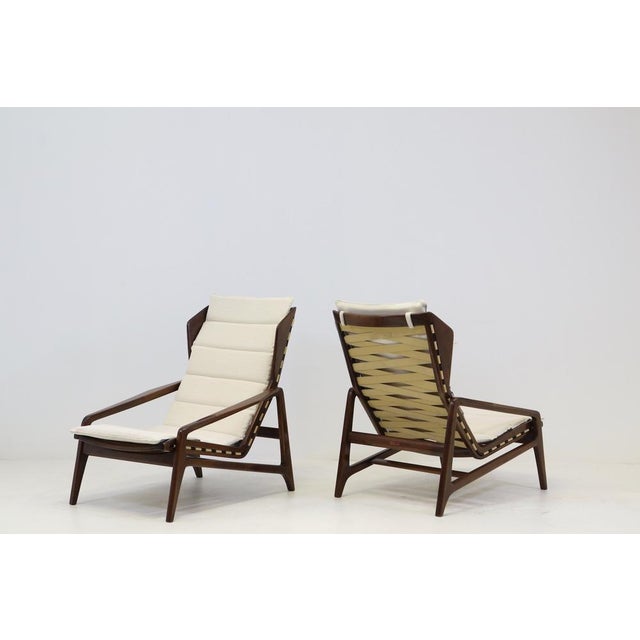 Vintage Lounge Chairs by Gio Ponti for Cassina, 1957, Set of 2 For Sale - Image 10 of 18