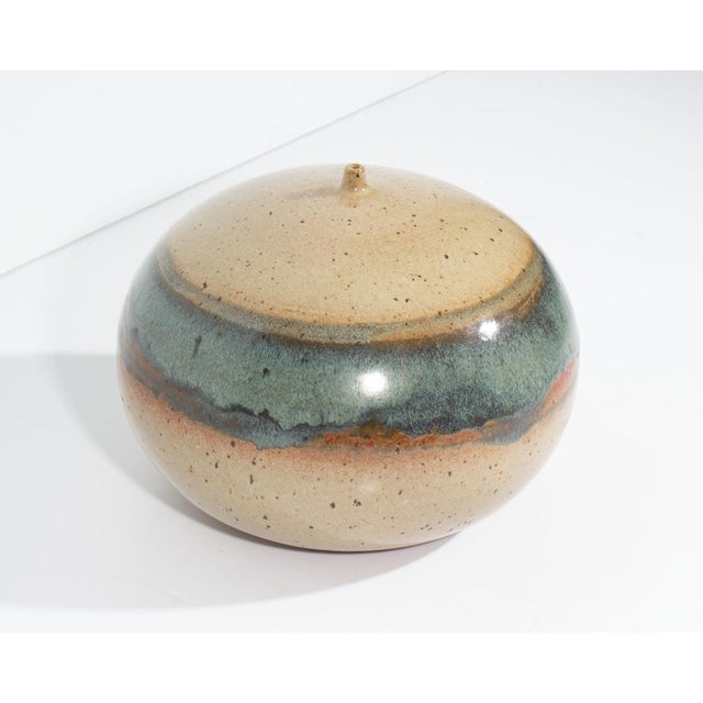 Mid-Century Modern Studio Pottery Weed Pot by Richard Tuck For Sale - Image 3 of 7