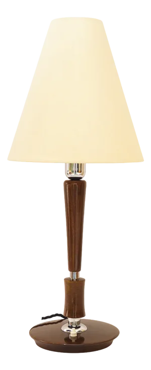 Art Deco Wooden Table Lamp, Vienna, 1930s