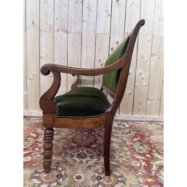 Artist: None Period: 19th century Style: Louis Philippe, Charles 10th Condition: Some repairs Material: Solid wood Length:...