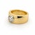Mid-Century Modern Mid 20th Century 18k Old European Diamond Ring, Size 6.75 For Sale - Image 3 of 4