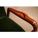 Giuseppe Scapinelli Sculptural Sofa in Solid Caviúna & Deep Evergreen Italian Mohair Velvet, Brazil, 1950s For Sale - Image 12 of 18