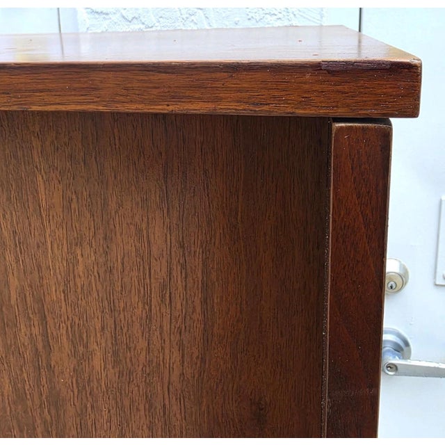 Mid-Century Walnut Highboy Dresser by Young Manufacturing Co. MCM For Sale - Image 15 of 18