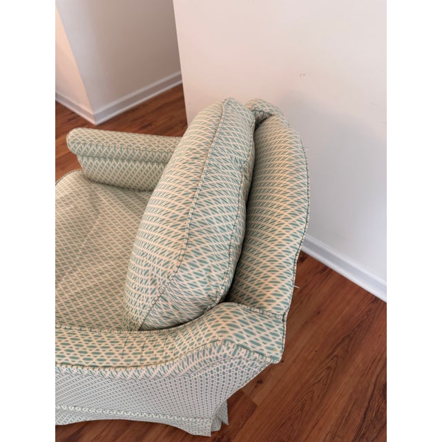 Mint Vintage Club Chair With Feather Down Cushions For Sale - Image 8 of 12