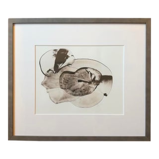 Silent Convergence Abstract Drawing For Sale