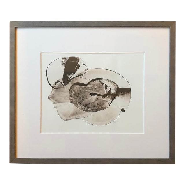 Silent Convergence Abstract Drawing For Sale