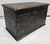 Mid 20th Century Solid Painted Wood and Ornate Metal Mounted Strongbox For Sale - Image 4 of 12