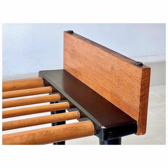 Vintage Mid-Century Wooden Side or Coffee Table with Glass Top For Sale - Image 13 of 18