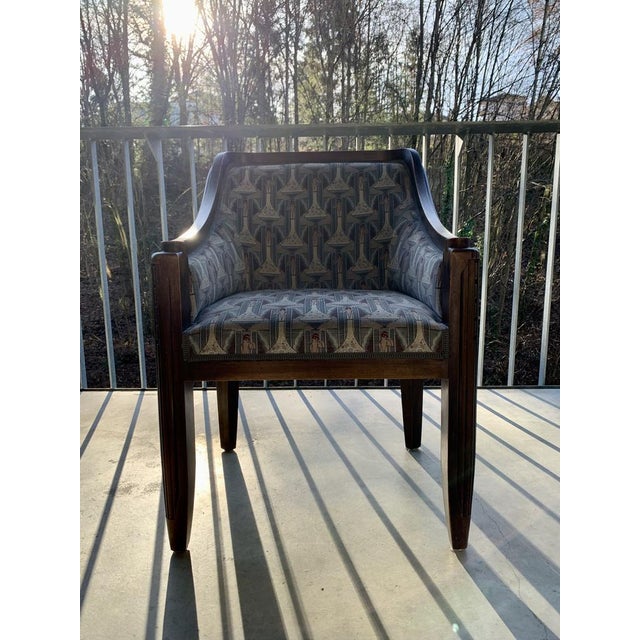 Art Deco Armchair in the style of Sue et Mare, 1920s For Sale - Image 16 of 18