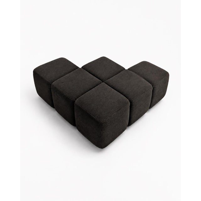 Castell Modular Sofa attributed to Hans Hopfer for Wiener Werkstätten, 1972, Set of 3 For Sale - Image 10 of 12
