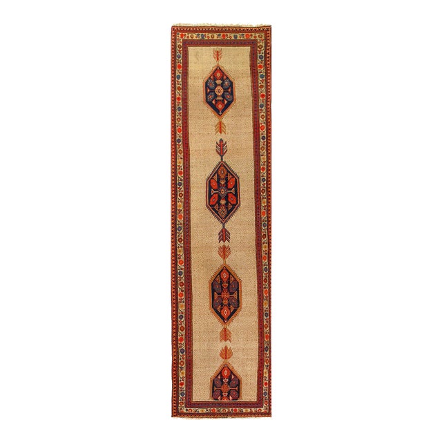 Pasargad DC Antique Saravand Persian Runner 3'4" X 14' For Sale