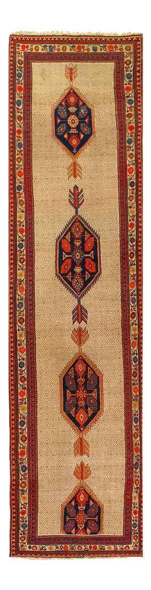 Pasargad DC Antique Saravand Persian Runner 3'4" X 14'