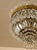 Vintage Empire Style Bohemian Crystal Ceiling Light, 1940s For Sale - Image 4 of 12