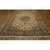 1940s Beige Antique Shah Abbas Medallion Tabriz Handknotted Wool Carpet Rug For Sale - Image 4 of 7