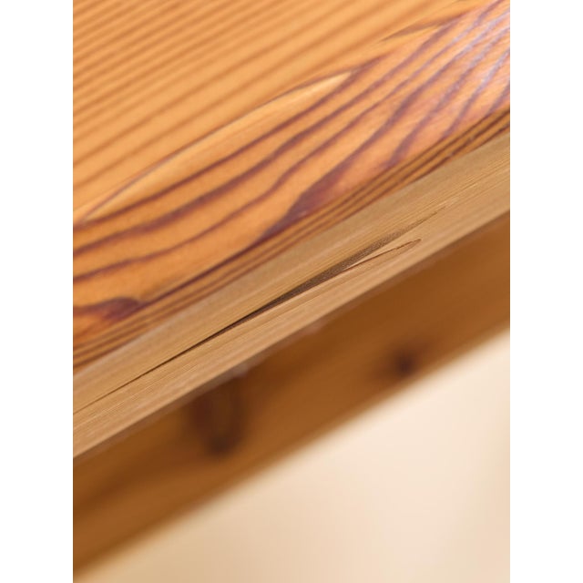 1950s The Pair of Vintage Small Pine Side Tables For Sale - Image 10 of 11