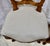 Vintage Hand Carved Italian Walnut Chairs With Leather Seats For Sale - Image 4 of 6