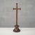 Wood Antique Early 19th Century Cross with Inlaid Fillets For Sale - Image 7 of 12