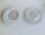 Glass Vintage Glass Charger Plates- Set of 8 For Sale - Image 7 of 7